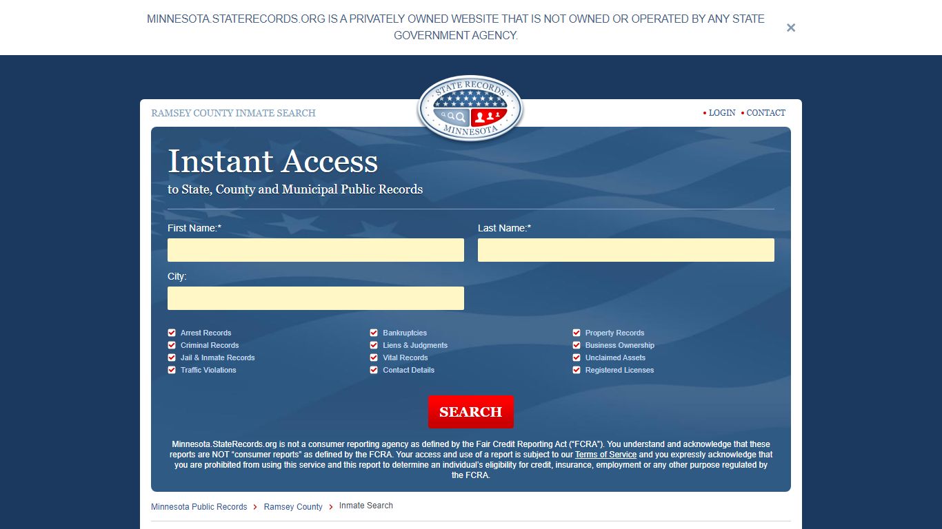 Ramsey County, Minnesota Inmate Search | StateRecords.org